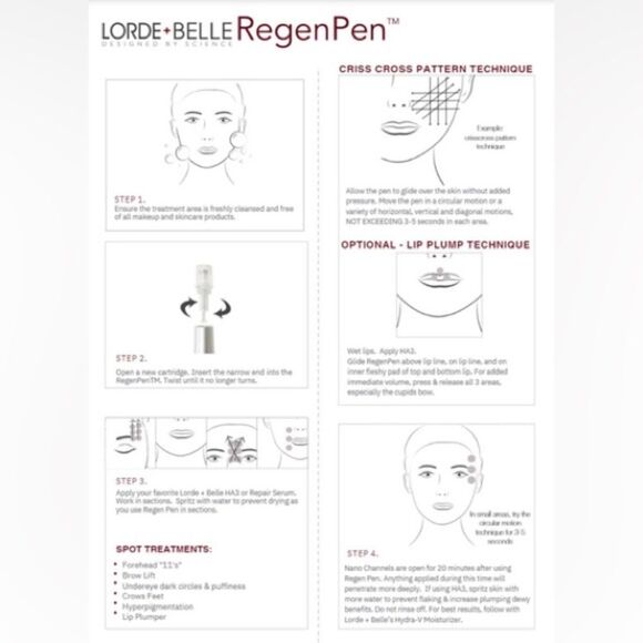NIB Lorde + Belle CARTRIDGES ONLY for RegenPen 28-Day | 4-Week Supply MSRP $39 - Picture 5 of 7